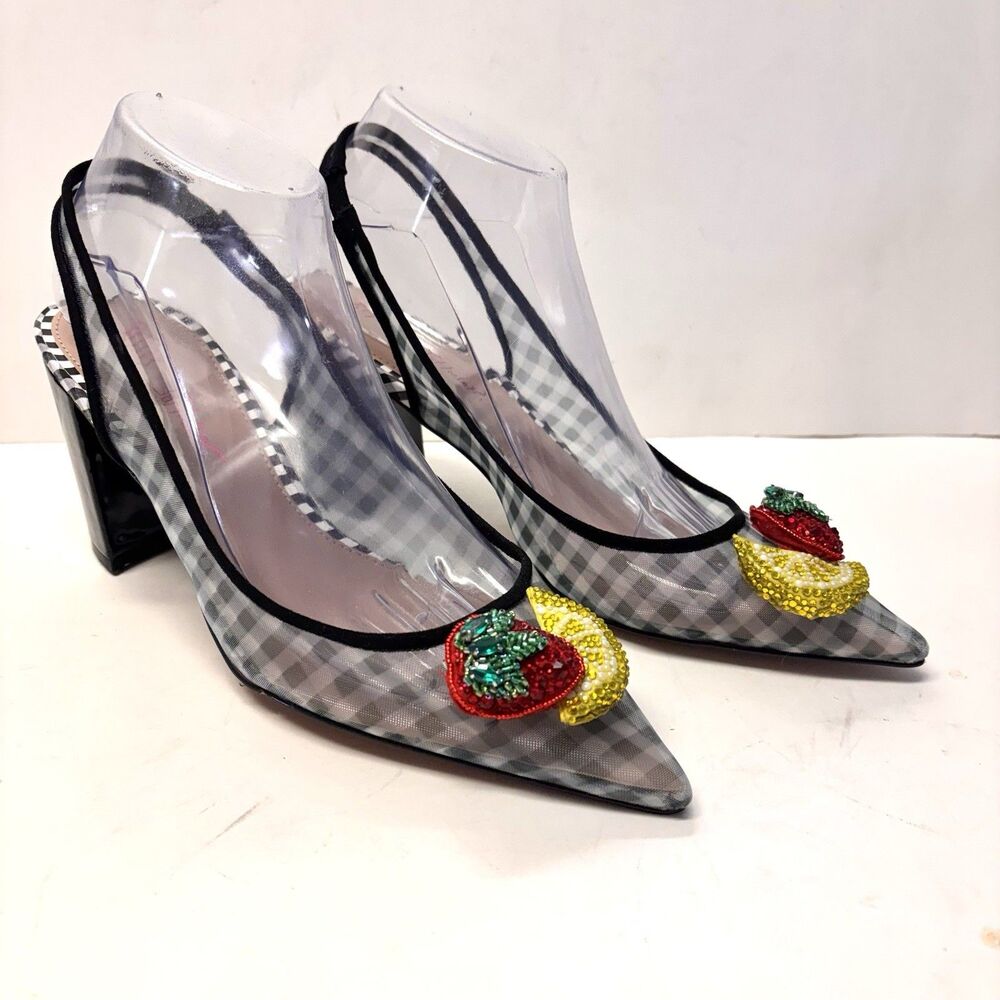 Betsy Johnson Women’s 9M Laney Slingback Shoes Fruit Toppers